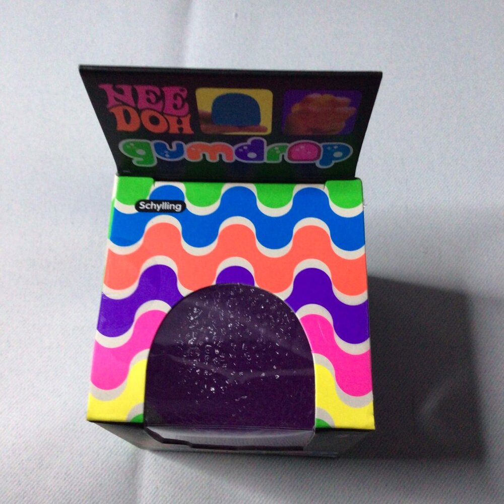 Nee Doh Purple Gumdrop Textured Sensory Toy 2.25" Tall (1 Gum Drop Per Order) - Picture 3 of 4